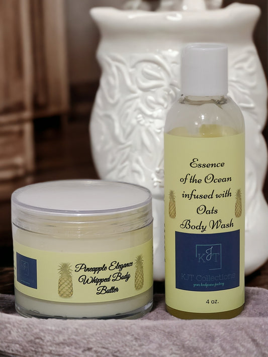 Pineapple Essense of the Ocean infused with Oats Body Wash - 4 oz