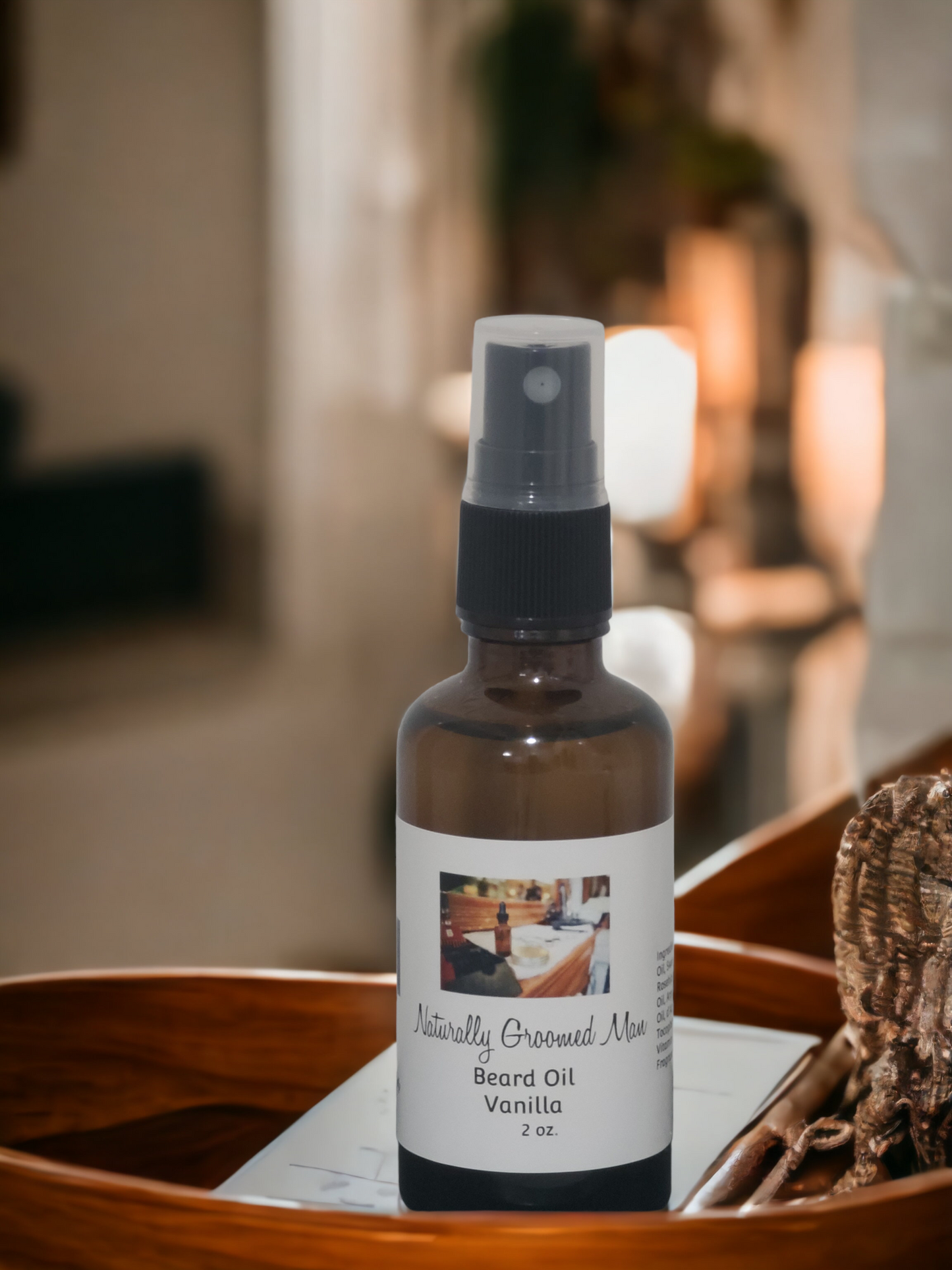 Naturally Groomed Man - Beard Oil  Vanilla Scented 2 oz.