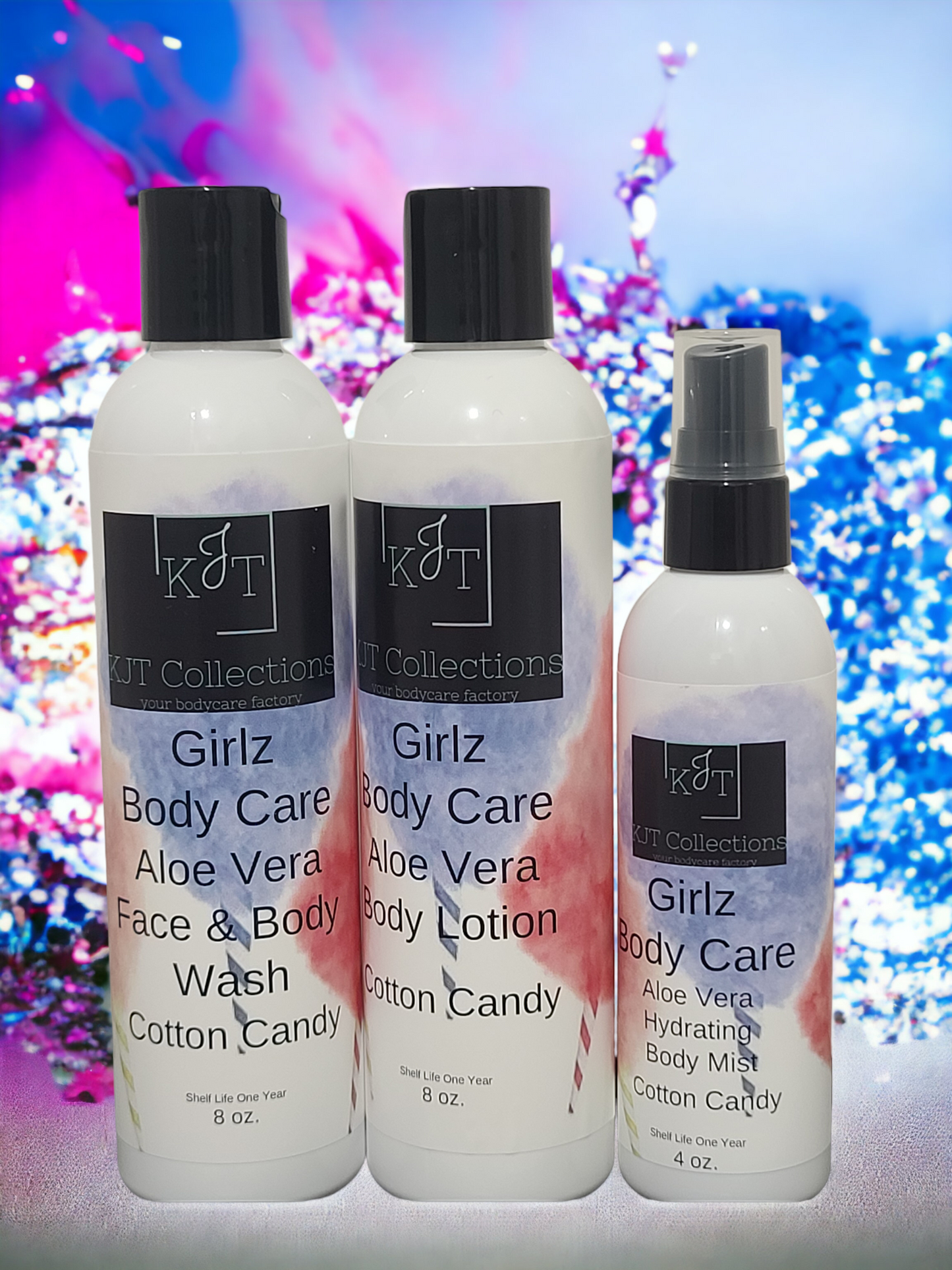 Cotton Candy Body Care Hygiene Kit